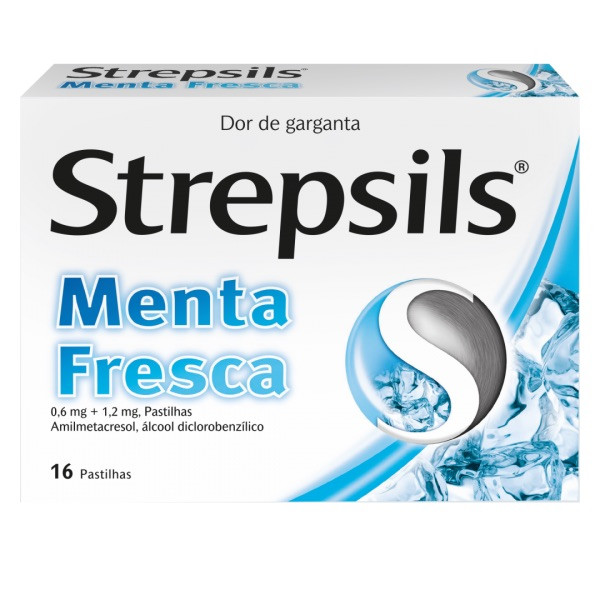 Strepsils Menta Fresca, 1,2/0,6 mg x 16 pst