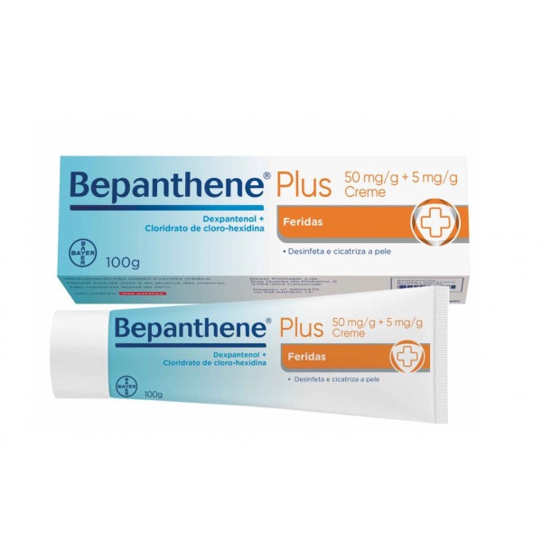 Bepanthene Plus , 50 mg/g + 5 mg/g Bisnaga 100 g Cr