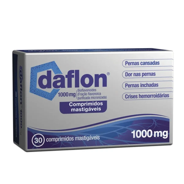 Daflon 1000 mg Blister Comprimidos Mastigáveis x30