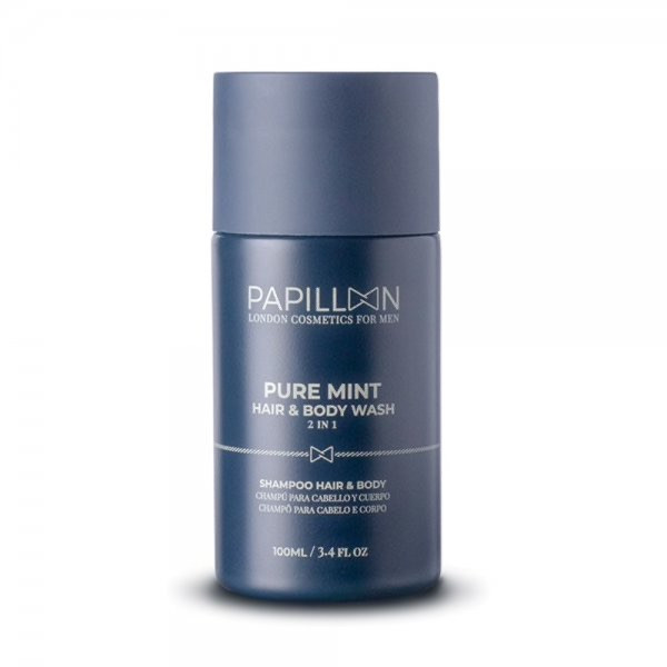 Papillon Pure Mint Champô Cabelo/Barba/Corpo 100ml