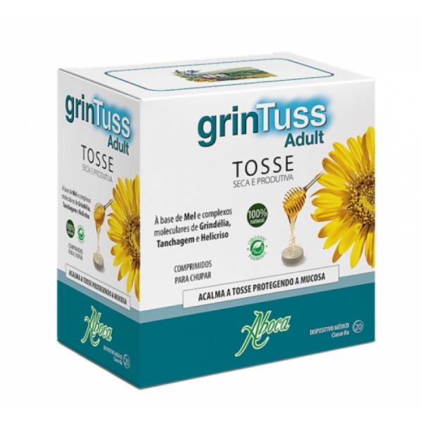 Grintuss Adulto Tosse Seca E Produtiva Comprimidos x20