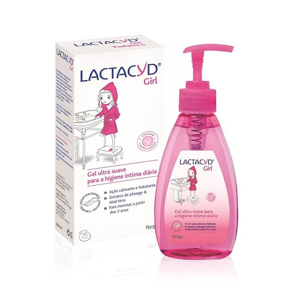 Lactacyd Pediátrico Gel Ultra Suave para Higiene Íntima Feminina 200ml