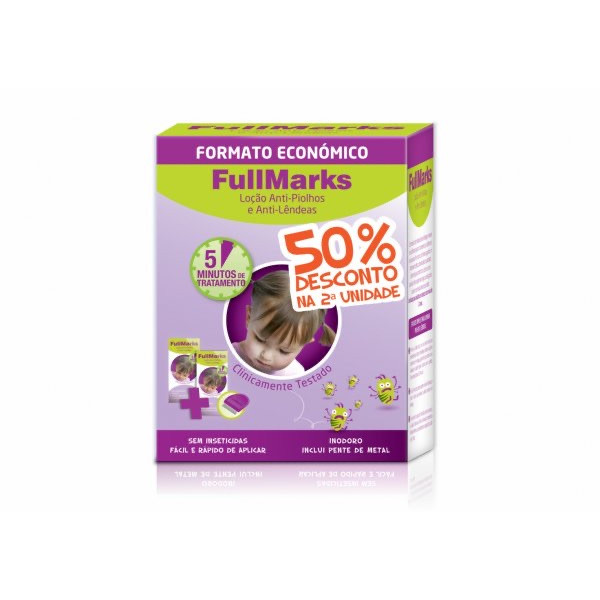 Fullmarks Loção Piolhos/Lêndeas 100ml Duo