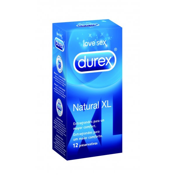 Durex Natural Preservativos Xl X12