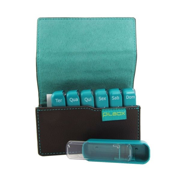 Pilbox Mini Caixa para Comprimidos 7 Dias x3