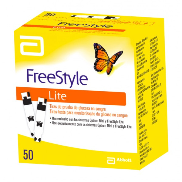 FreeStyle Precison Tiras Sangue Glicose x50