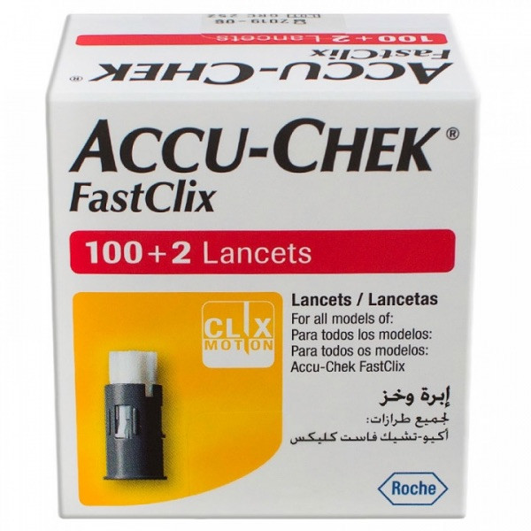 Accu-Chek FastClix Lancetas X102