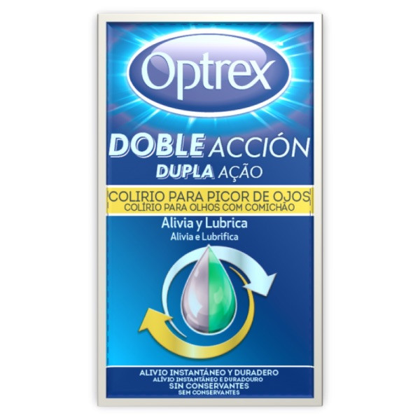 Optrex Colírio Dupla Ação Olhos Comichão 10ml