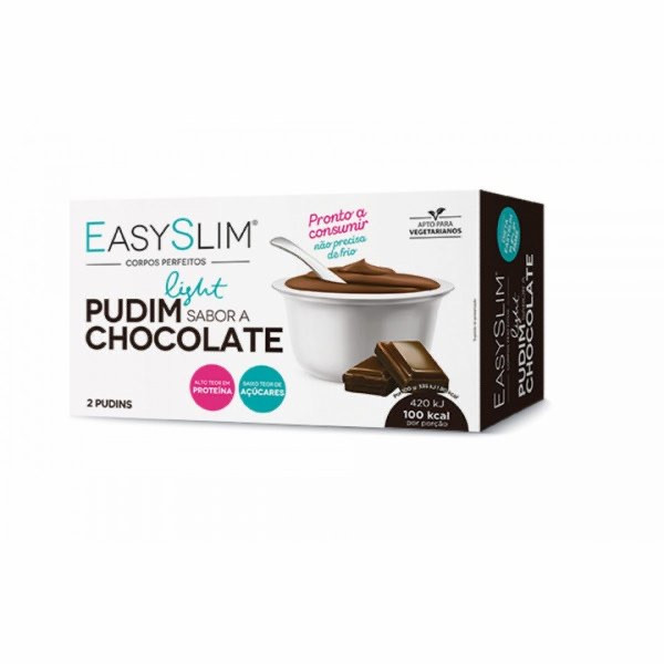 Easyslim Pudim Light Chocolat 125g X2