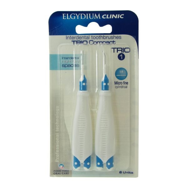 Elgydium Clinic Escovilhão Trio Compact Espaços Estreitos x2