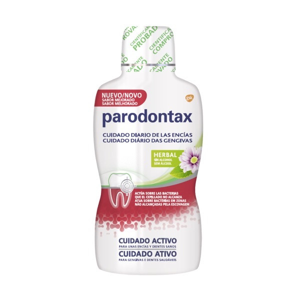 Parodontax Cuidado Diário das Gengivas Duo Elixir Herbal 500ml