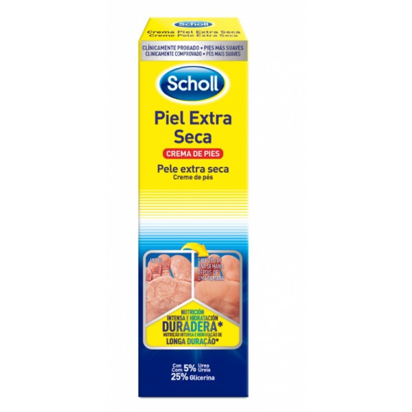 Scholl Creme Pés Pele Extra Seca 75ml