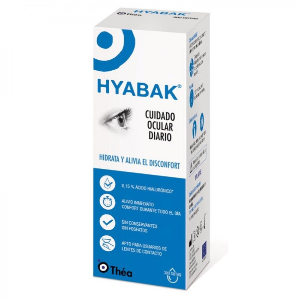 Hyabak Hipotonico Lentes/Olhos 10ml 