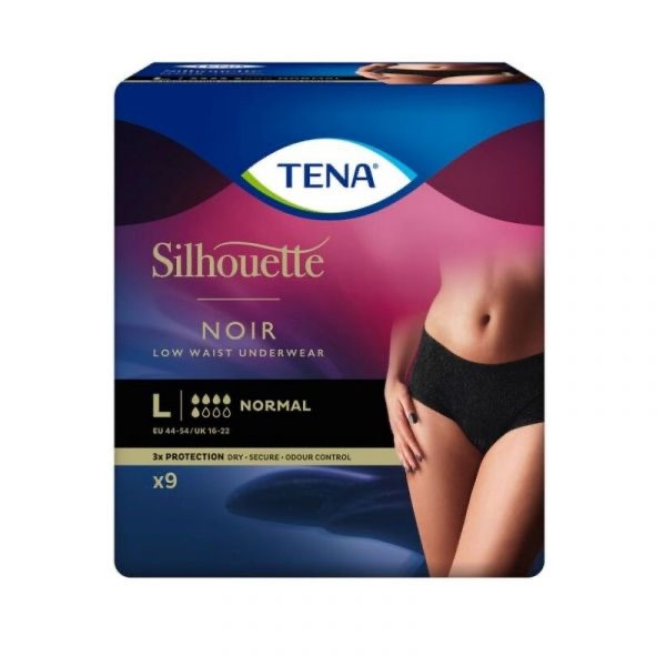 Tena Silhouette Noir Normal L Cintura Baixa x9