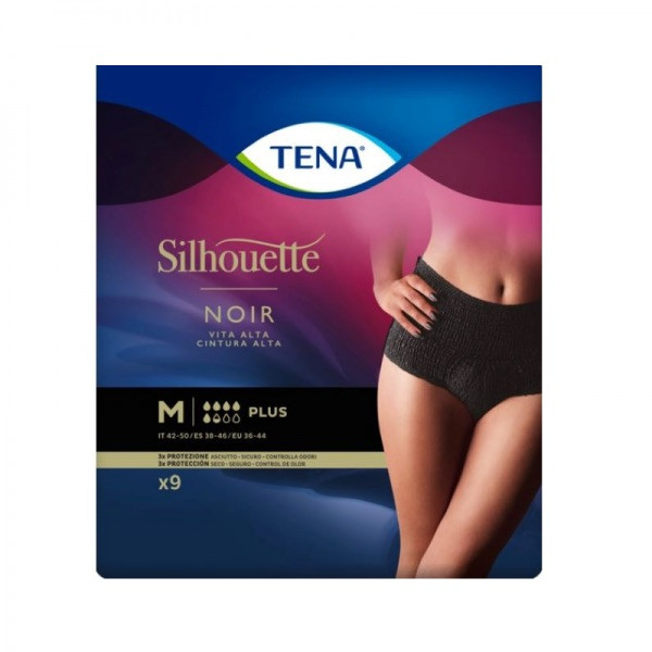 Tena Silhouette Noir Normal M Cintura Alta x9