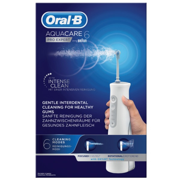 Braun Oral-B Irrigador Aquacare 6 Pro-Expert Oxyjet