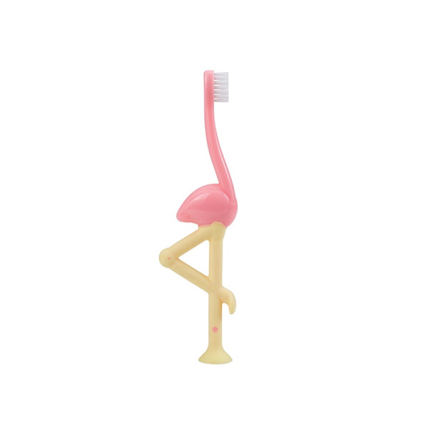 Dr Browns Escova de Dentes Flamingo 1-4 Anos