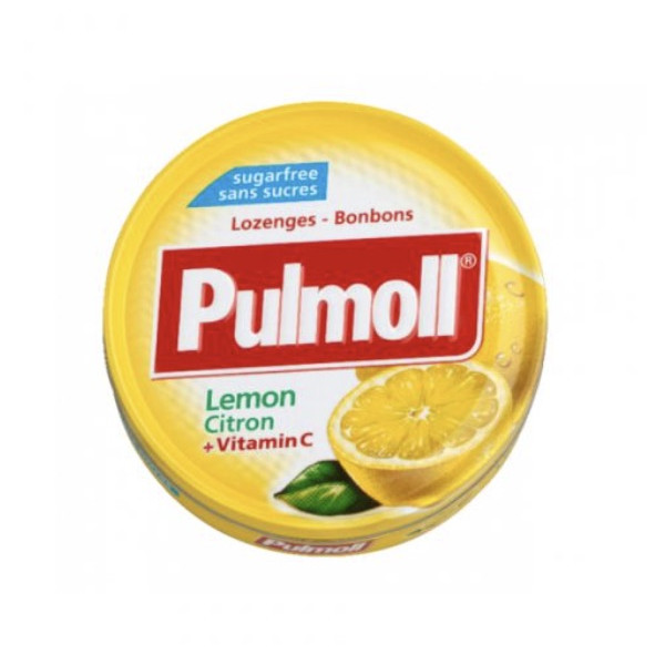 Pulmoll Pastilhas Sem Açucar Vitamina C Limão 45g