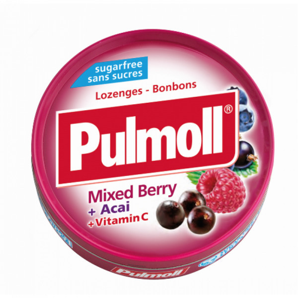 Pulmoll Pastilhas Sem Açucar Frutos Silvestres 45g