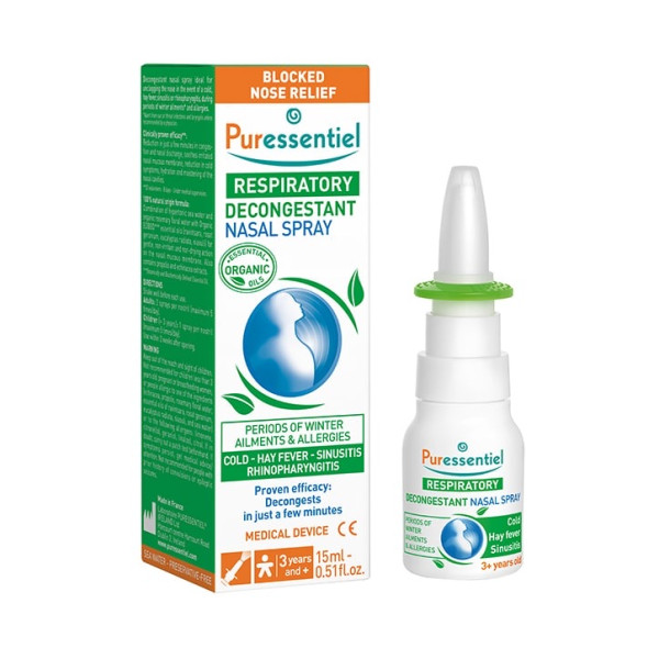 Puressentiel Spray Nasal Descongestionante 15ml