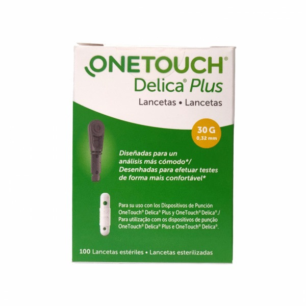 OneTouch Delica Plus Lanceta 100x30g