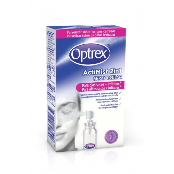 Optrex Actimist 2 Em 1 Spray Olhos Secos 10ml