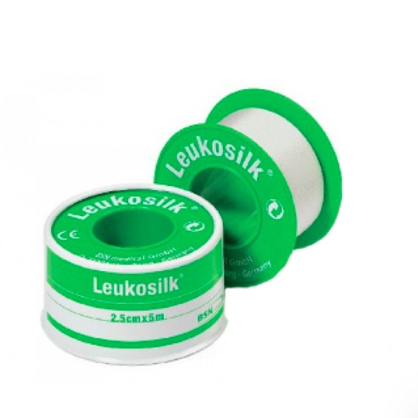 Leukosilk Adesivo 2,5cmx5m 01022-00