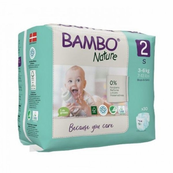 Bambo Nature 2 S 3-6Kg X30