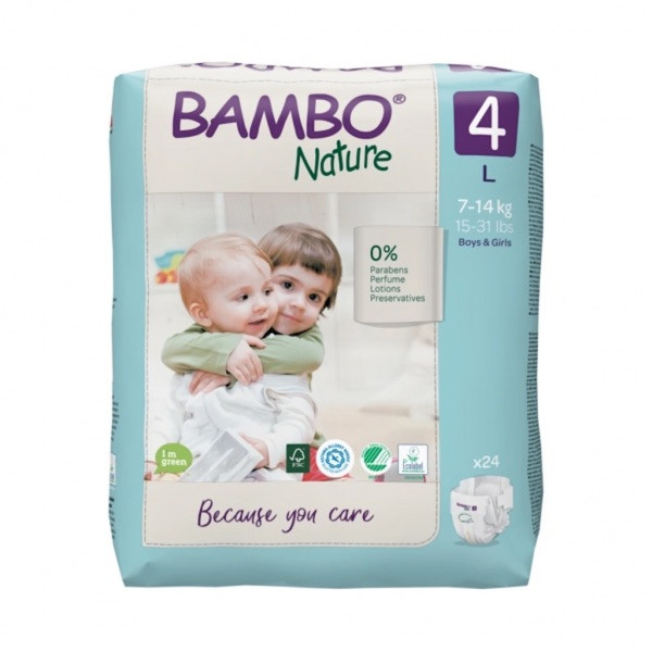 Bambo Nature Frald 4-L 7-14Kg X24,