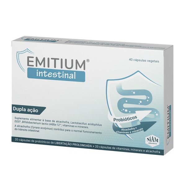 Emitium Intestinal Dupla Ação Cápsulas DUO 2x20