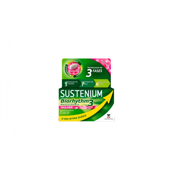 Sustenium Biorhytmo Multivitaminas Mulher Comprimidos x30