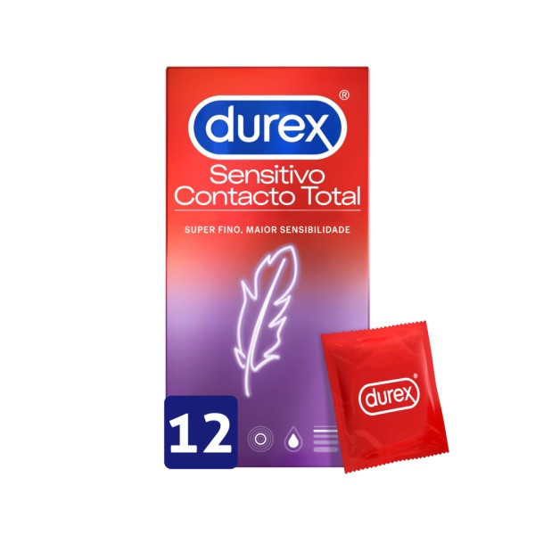 Durex Sensitivo Contacto Total Preservativos x12