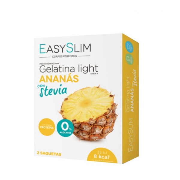 Easyslim Gelatina Light Ananas Stevia Saqueta x2