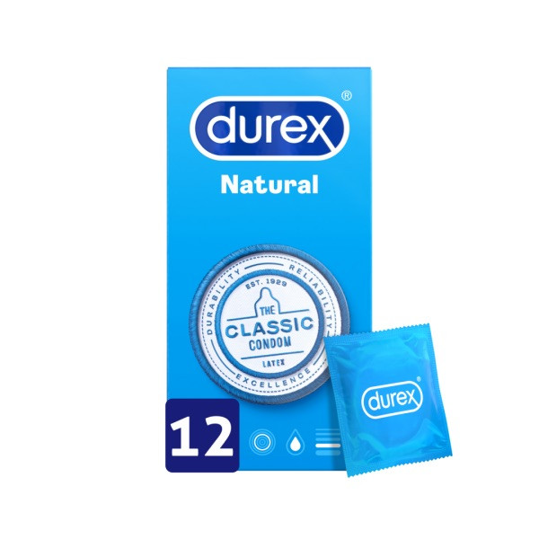 Durex Natural Plus Preservativo x12