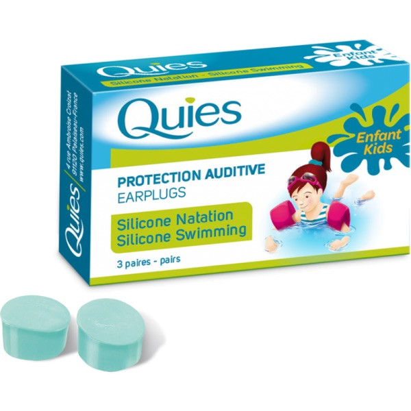 Quies Tampão Otorrino Silicone Criança x6