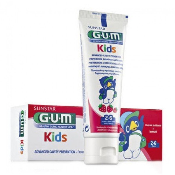 Gum Kids Pasta Dentífrica Morango 50ml