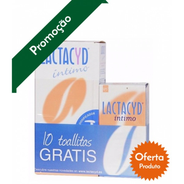 Lactacyd Intimo Emulsão 400ml + Toalhetes x10