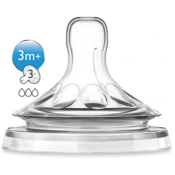 Philips Avent Natural Tetina Fluxo Médio x2