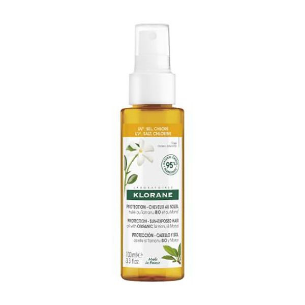 Klorane Solar Óleo Capilar Tamanu Bio e Manoï 100ml