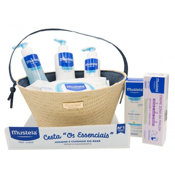 Mustela Kit Cesta Essenciais Bebé Azul