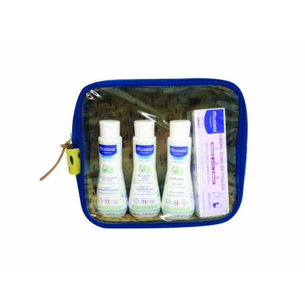 Mustela Kit Bolsa Indispensáveis Bebé Azul