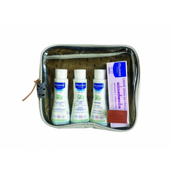 Mustela Kit Bolsa Indispensáveis Bebé Taupe