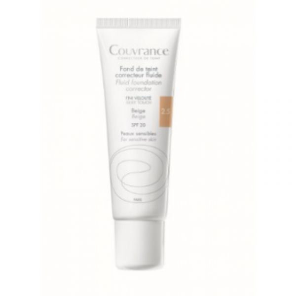 Avène Couvrance Base Fluida Corretora Bege 2.5 30ml