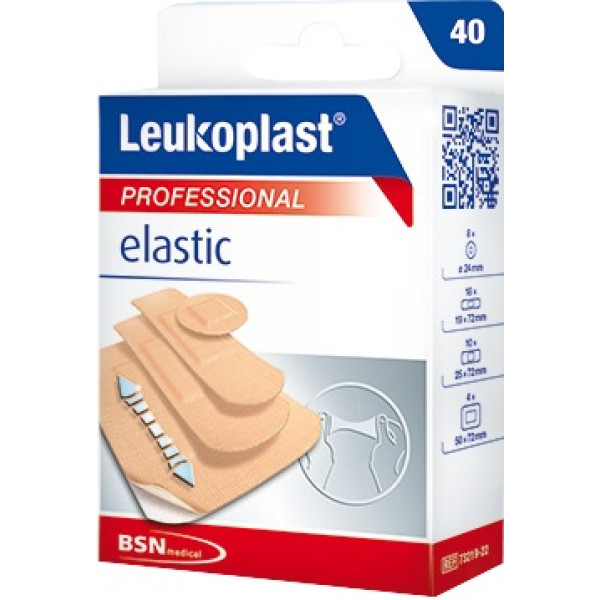 Leukoplast Professional Elástico Adesivo Sortido 4 Tamanhos x40