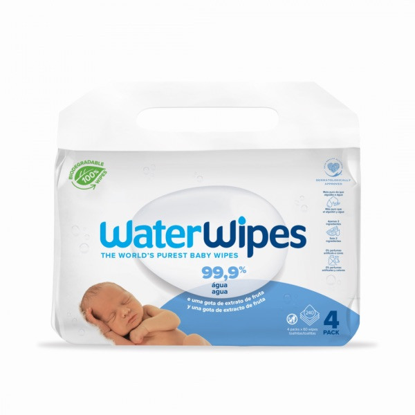 Waterwipes Toalhit Biodeg Bebe 60X4