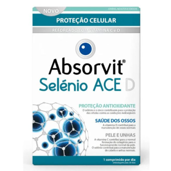 Absorvit Selénio ACE D 30 comprimidos