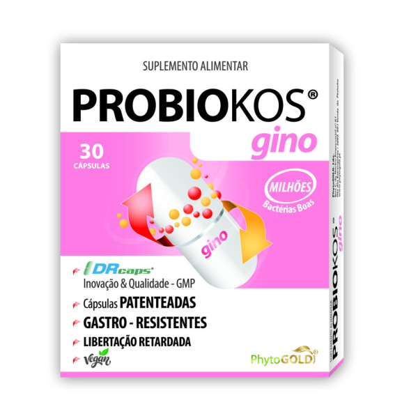 PhytoGold Probiokos Gino Cápsulas x30 