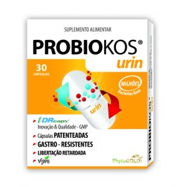 PhytoGold Probiokos Urin Cápsulas x30