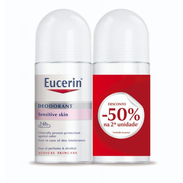 Eucerin Deo 48H 0% Aluminio Pack Duplo 50ml 