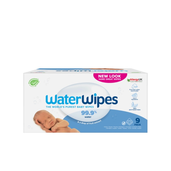 Waterwipes Toalhitas para Bebé Biodegradáveis 60x9